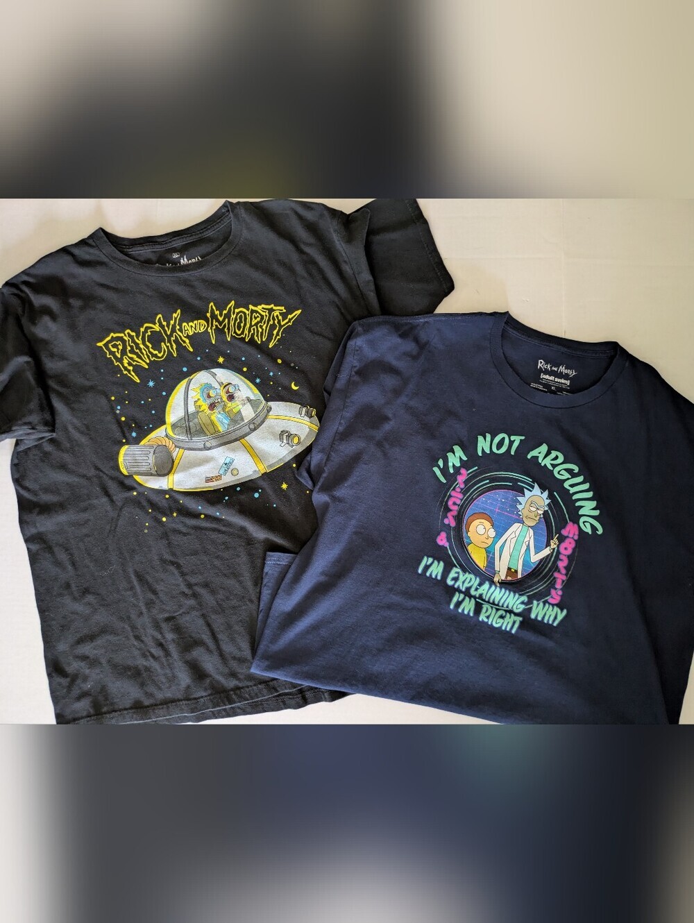 Rick and Morty T-shirts Size Men's XL